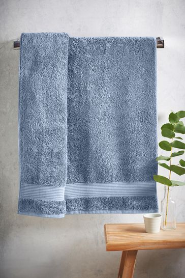 Slate Blue Egyptian Cotton Towel