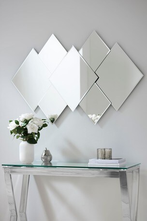 Dakota Diamond Mirror From Next, Diamond Shaped Wall Mirrors Uk