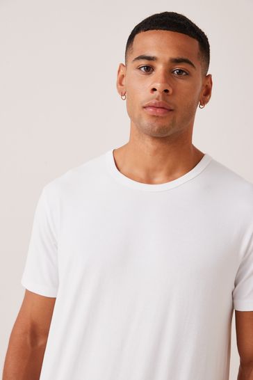 White Slim T-Shirts 5 Pack