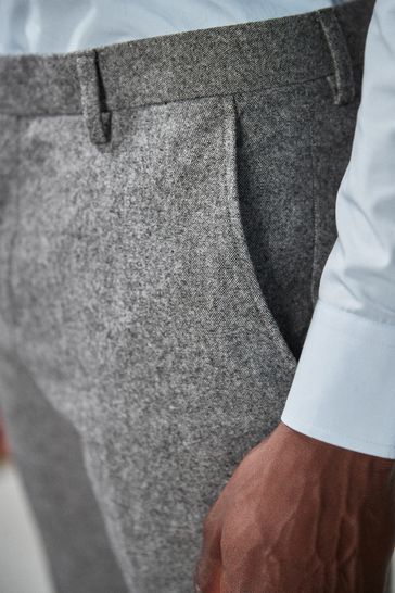 Mens skinny wool online trousers