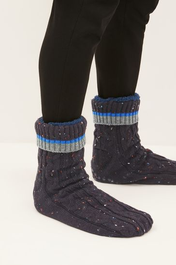 Navy blue 2025 sock boots