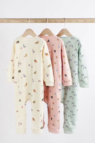 Girls footless sleepsuits sale