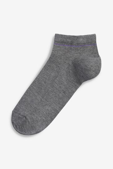 Grey Modal Trainer Socks 4 Pack