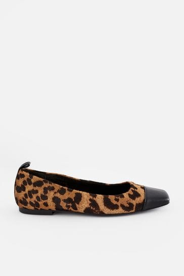 Leopard 2024 ballerina shoes