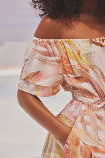 Off the shoulder playsuit hotsell