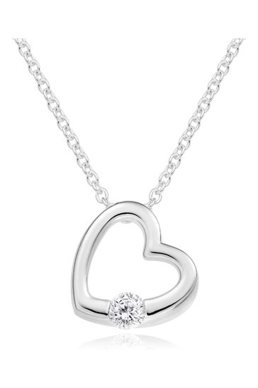 Buy Beaverbrooks Cubic Zirconia Heart 