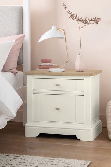 Painted oak discount bedside tables