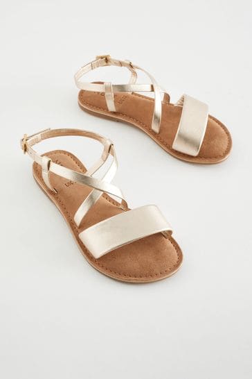 Gold flat on sale sandals uk