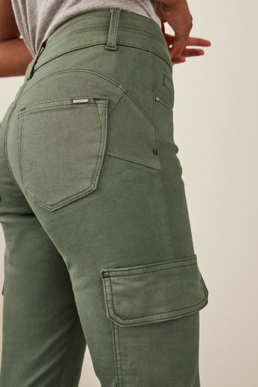 Buy Cargo Bootcut Lift Slim and Shape Jeans from Next