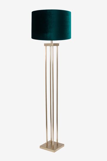Forest green outlet floor lamp