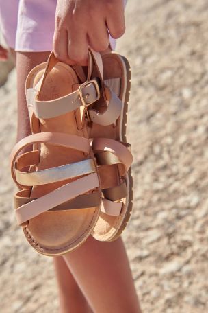 Buy Leather Strappy Sandals from Next