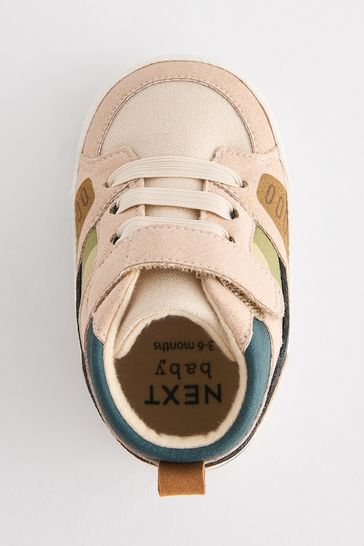 Multi High Top Baby Trainers 0 24mths