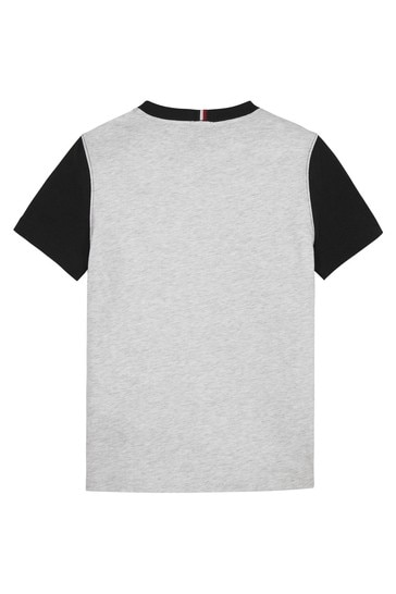 Tommy Hilfiger Boys Grey Cotton T-Shirt