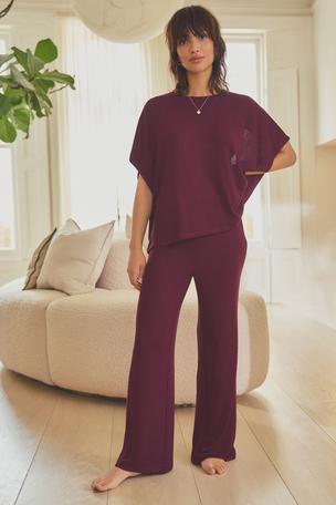 Short sleeve lounge set sale