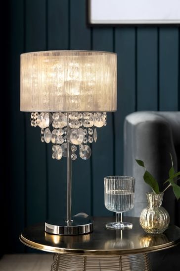 Palazzo Table Lamp From The Next Uk, Pink Chandelier Table Lamps