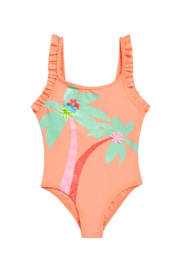 Girls Peach Swimsuit