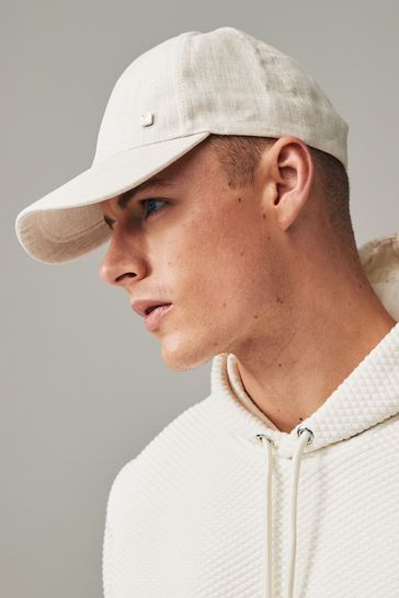 Neutral Linen Cap