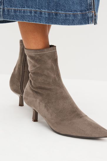 Mink Brown Forever Comfort Ankle Sock Boots