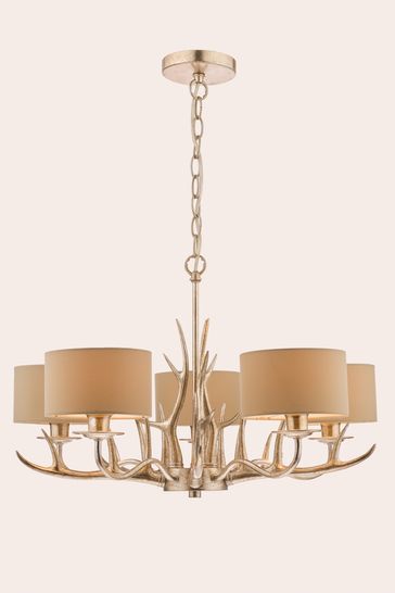 Buy Laura Ashley Mulroy Antler 5 Light Chandelier Ceiling Light