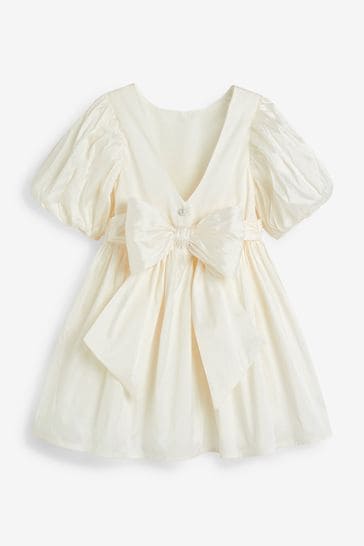 Taffeta flower girl dress deals