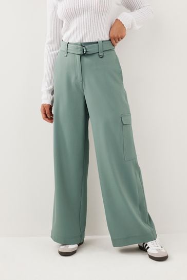 Belted utility trousers new arrivals