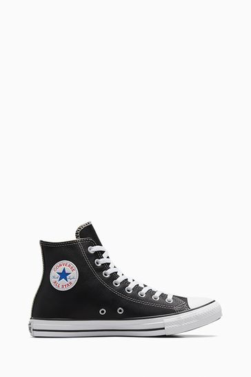 converse leather trainers