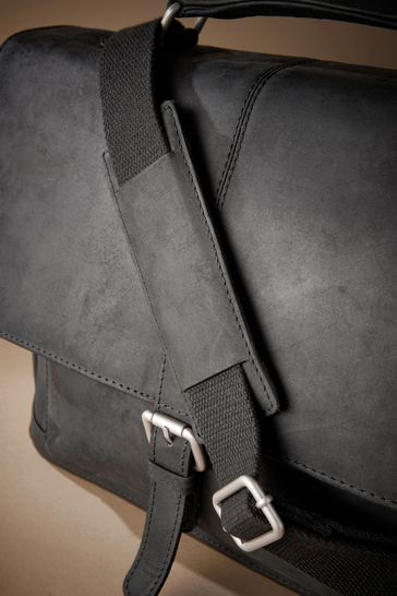 Solo leather messenger best sale bag