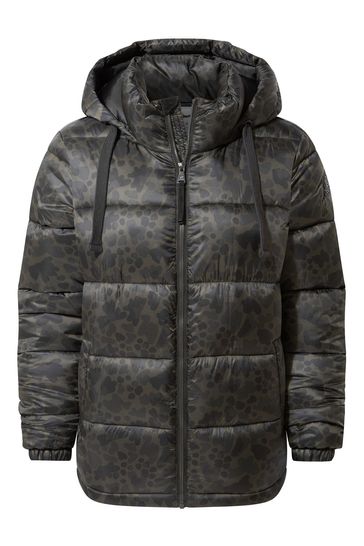 Ladies short black padded jacket on sale
