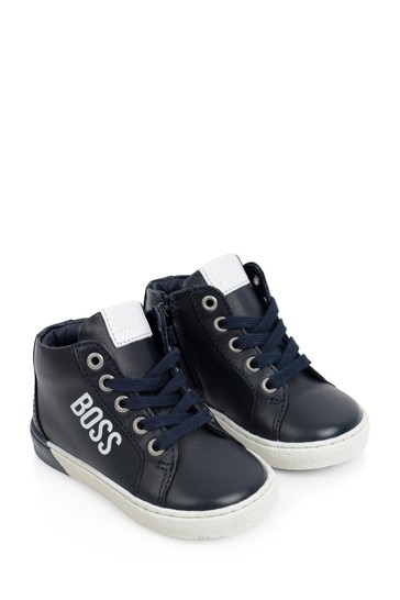 boss high top trainers