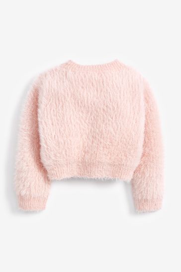 Fluffy shrug cardigan cheap