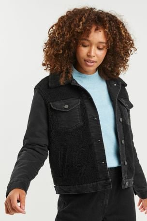 Buy Borg Denim Jacket from Next Germany