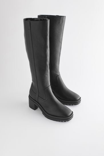 Chunky block discount heel booties