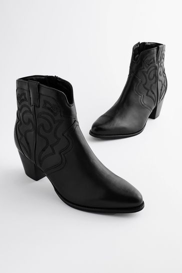 Ankle cut store cowboy boots