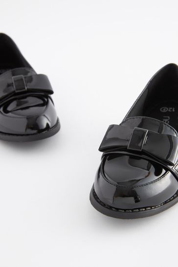 Buy School Bow Loafers from Next