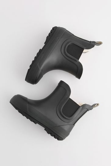 Plain black wellies cheap