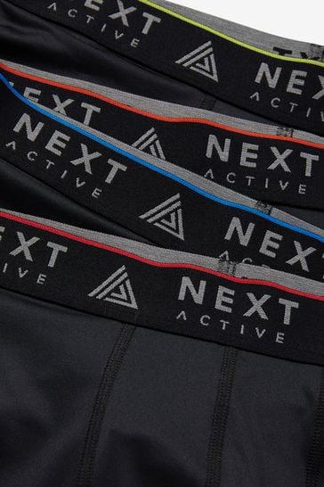 Buy Sports Longer Length Trunks 4 Pack from Next