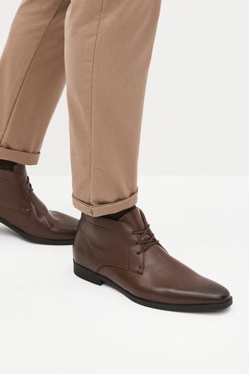 Tan Brown Smart Chukka Boots