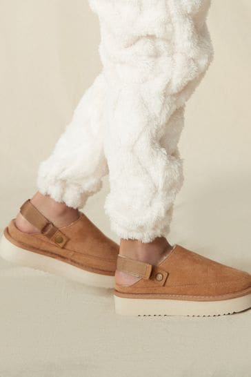 Slippers with platform best sale