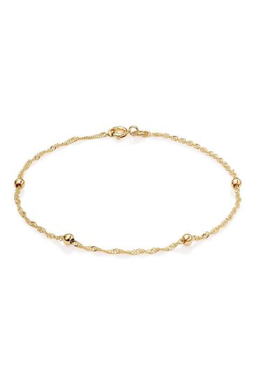 Buy Beaverbrooks 9ct Gold Bead And 