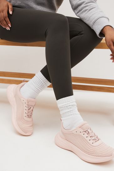 Pink gym trainers hot sale