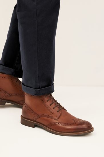 Next brogue deals boots