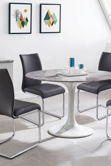 Vittoria Dining Table With 4 Chairs, Furniture Village Dining Sets Marble