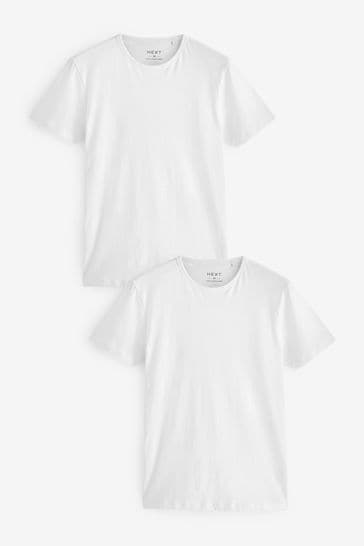 2 white t shirts outlet