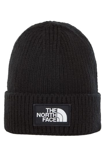 Buy The North Face Logo Box Cuffed Beanie from the Laura Ashley