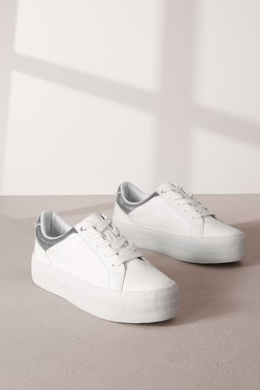 Buy Signature Leather Chunky Sole Trainers from Next