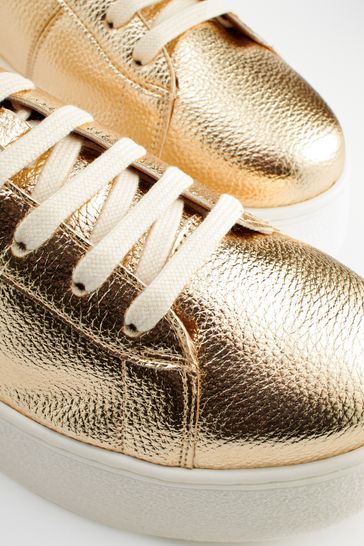 Gold Forever Comfort® Chunky Lace-Up Trainers