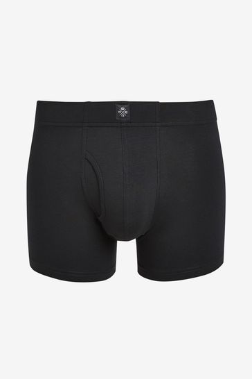 Essential Black 10 pack A-Front Boxers