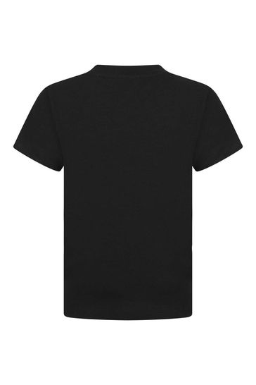 Boys Black Organic Cotton Jersey T-Shirt