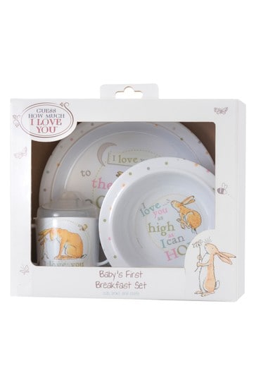 Guess How Much I Love You Breakfast Set By Rainbow Designs 