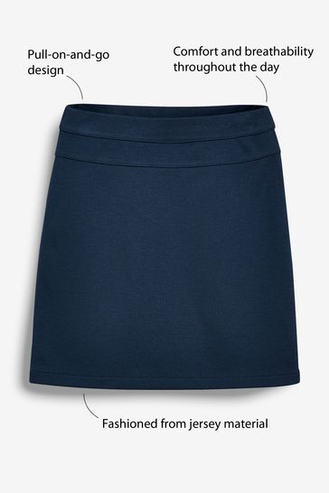 Jersey pencil skirt best sale navy